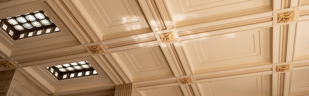 Plafond de l’édifice de la Cour suprême du Canada