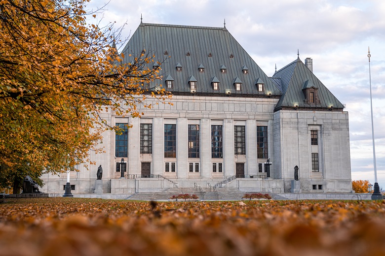 The Supreme Court of Canada Building (fall view).