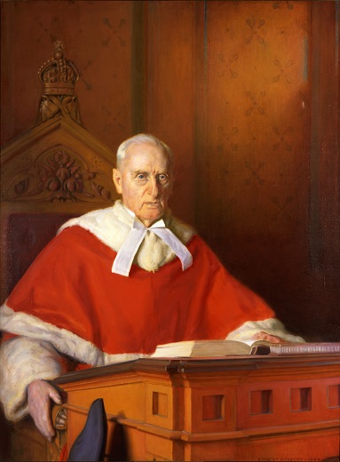 Peinture du très honorable sir Lyman Poore Duff, C.P., G.C.M.G.